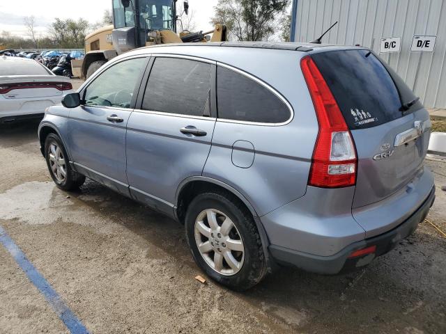 JHLRE48557C035175 - 2007 HONDA CR-V EX BLUE photo 2