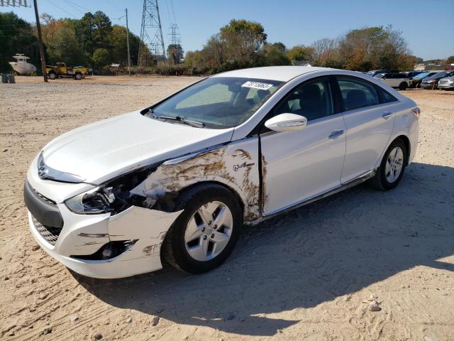 KMHEC4A46CA059098 - 2012 HYUNDAI SONATA HYBRID WHITE photo 1