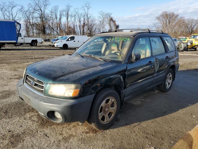 JF1SG63694H722572 - 2004 SUBARU FORESTER 2.5X GREEN photo 1