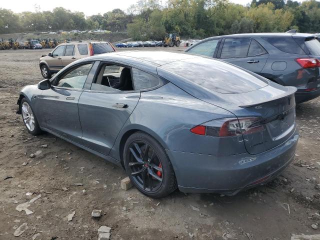 5YJSA1H14EFP28471 - 2014 TESLA MODEL S Մոխրագույն լուսանկար 2