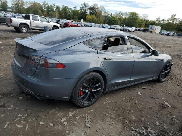 5YJSA1H14EFP28471 - 2014 TESLA MODEL S Մոխրագույն լուսանկար 3