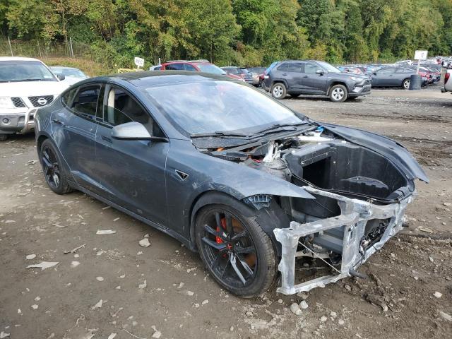 5YJSA1H14EFP28471 - 2014 TESLA MODEL S Մոխրագույն լուսանկար 4