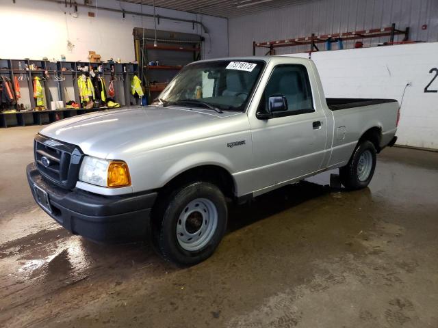 1FTYR10D84PB59766 - 2004 FORD RANGER SILVER photo 1