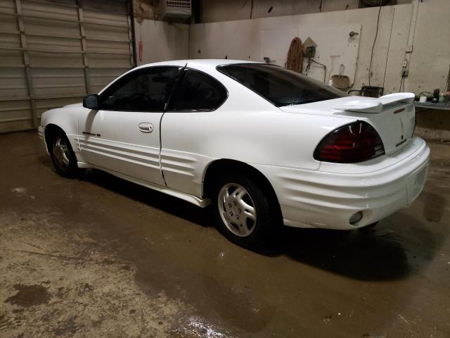 1G2NF12E11M611477 - 2001 PONTIAC GRAND AM SE1 WHITE photo 2