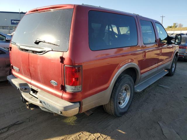 1FMNU42S72EB40483 - 2002 FORD EXCURSION LIMITED RED photo 3