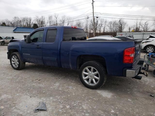 1GCRKSE7XDZ318261 - 2013 CHEVROLET silverado K1500 LT BLUE photo 2