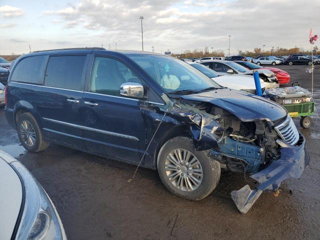 2C4RC1CG8DR809299 - 2013 CHRYSLER TOWN & COU TOURING L BLUE photo 4