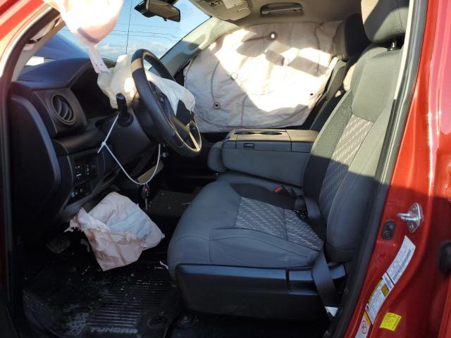 5TFUM5F1XJX077051 - 2018 TOYOTA TUNDRA DOUBLE CAB SR/SR5 RED photo 7