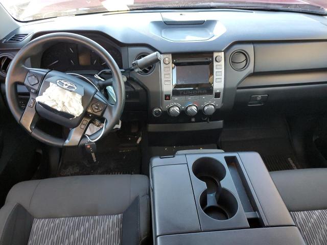 5TFUM5F1XJX077051 - 2018 TOYOTA TUNDRA DOUBLE CAB SR/SR5 RED photo 8