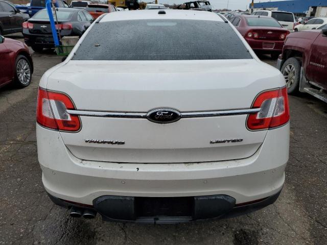 1FAHP2FW2AG113176 - 2010 FORD TAURUS LIMITED WHITE photo 6