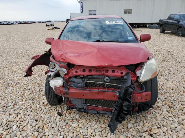 JTDBT903791328537 - 2009 TOYOTA YARIS RED photo 5