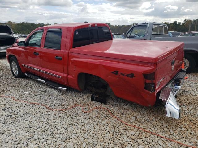 1D7HW58N65S249208 - 2005 DODGE DAKOTA QUAD LARAMIE RED photo 2