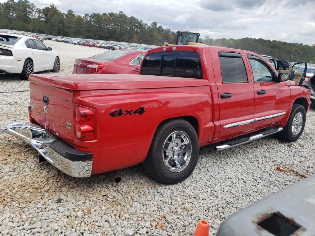 1D7HW58N65S249208 - 2005 DODGE DAKOTA QUAD LARAMIE RED photo 3