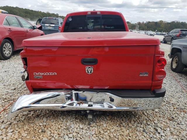 1D7HW58N65S249208 - 2005 DODGE DAKOTA QUAD LARAMIE RED photo 6