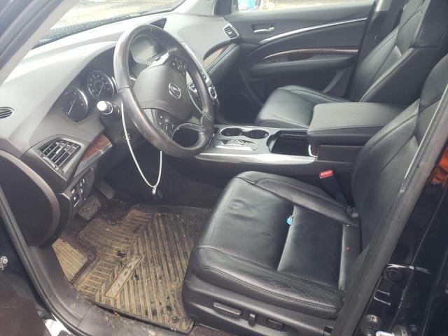 5J8YD4H50JL021205 - 2018 ACURA MDX TECHNOLOGY BLACK photo 7