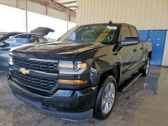 1GCRCPEC9HZ330754 - 2017 CHEVROLET SILVERADO C1500 CUSTOM BLACK photo 2