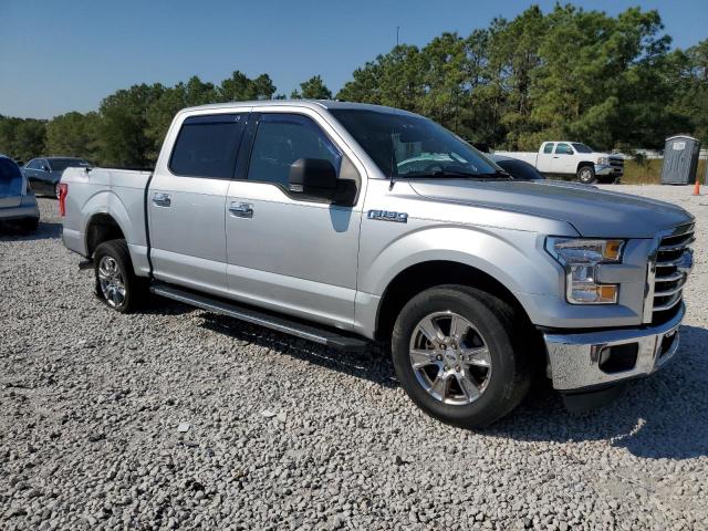 1FTEW1CPXFFB04374 - 2015 FORD F150 SUPERCREW SILVER photo 4