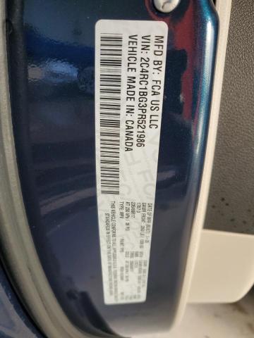 2C4RC1BG3PR521986 - 2023 CHRYSLER PACIFICA TOURING L Dəniz mavisi foto 14