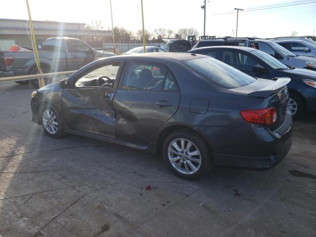 2T1BU4EE1AC230002 - 2010 TOYOTA COROLLA BASE GRAY photo 2