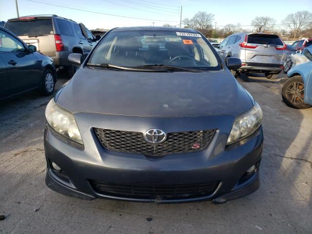 2T1BU4EE1AC230002 - 2010 TOYOTA COROLLA BASE GRAY photo 5