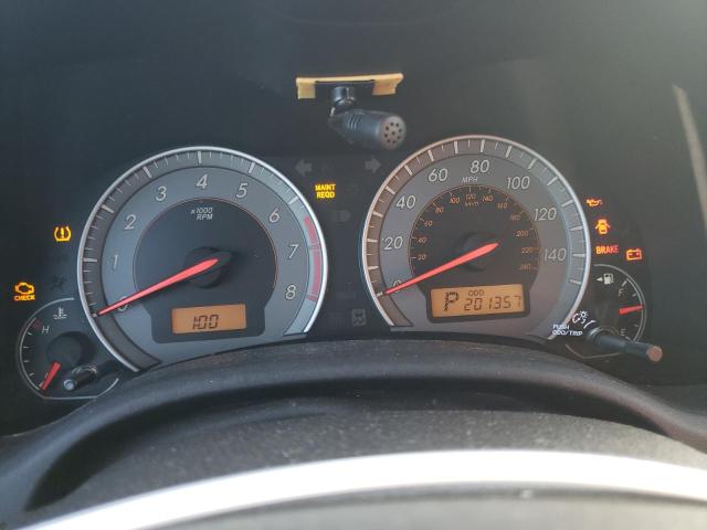 2T1BU4EE1AC230002 - 2010 TOYOTA COROLLA BASE GRAY photo 9