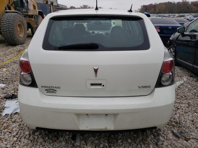 5Y2SP6E88AZ403002 - 2010 PONTIAC VIBE WHITE photo 6