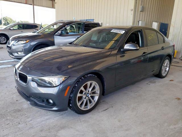 WBA8E5G33HNU42901 - 2017 BMW 320 XI GRAY photo 2