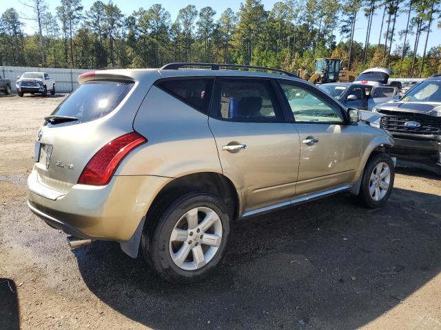 JN8AZ08W46W533563 - 2006 NISSAN MURANO SL TAN photo 3