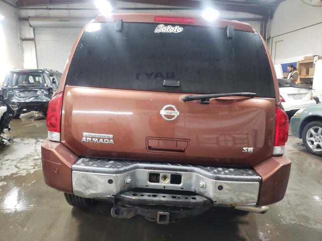 5N1AA08B44N735804 - 2004 NISSAN PATHFINDER SE ORANGE photo 6