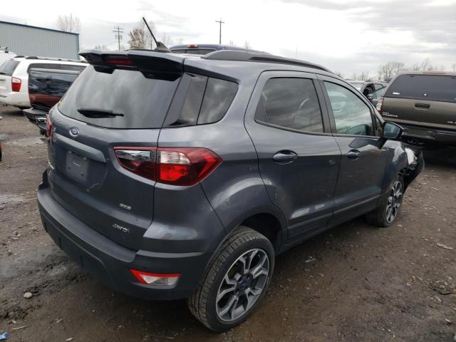 MAJ6S3JL4LC363473 - 2020 FORD ECOSPORT SES GRAY photo 3