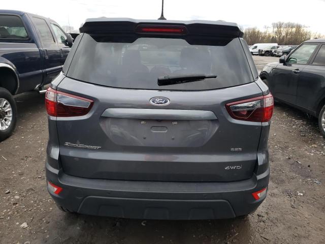 MAJ6S3JL4LC363473 - 2020 FORD ECOSPORT SES GRAY photo 6