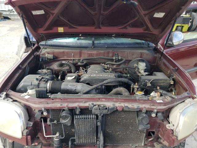 5TBRT34115S458131 - 2005 TOYOTA TUNDRA ACCESS CAB SR5 MAROON photo 11