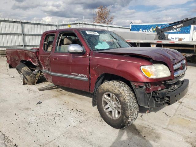 5TBRT34115S458131 - 2005 TOYOTA TUNDRA ACCESS CAB SR5 MAROON photo 4