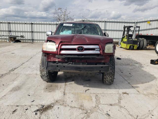 5TBRT34115S458131 - 2005 TOYOTA TUNDRA ACCESS CAB SR5 MAROON photo 5