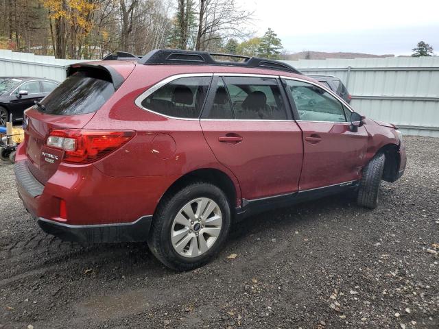 4S4BSAFC9H3336844 - 2017 SUBARU OUTBACK 2.5I PREMIUM BURGUNDY photo 3