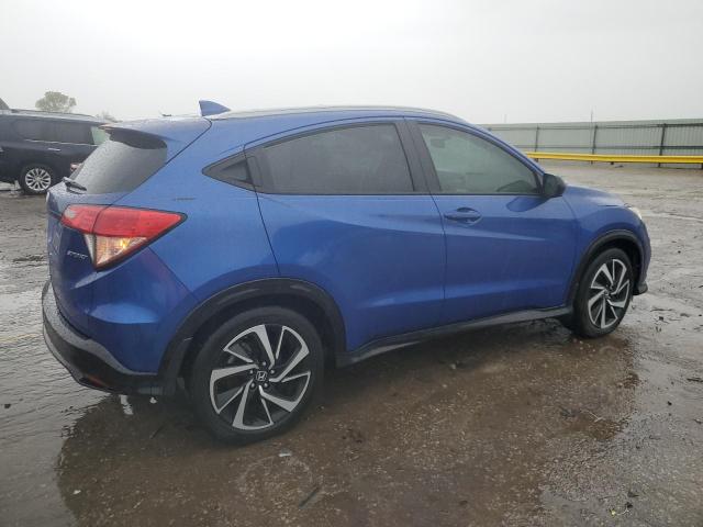 3CZRU5H15KG714267 - 2019 HONDA HRV SPORT BLUE photo 3