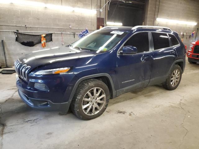 1C4PJMDS7FW704930 - 2015 JEEP CHEROKEE LIMITED BLUE photo 1