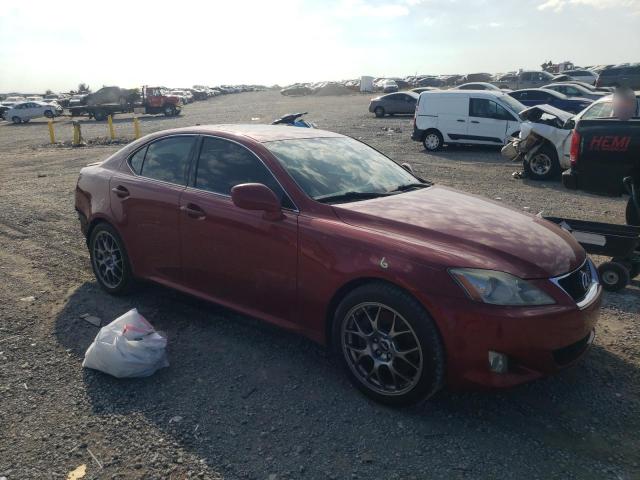 JTHBE262985019187 - 2008 LEXUS IS 350 RED photo 4