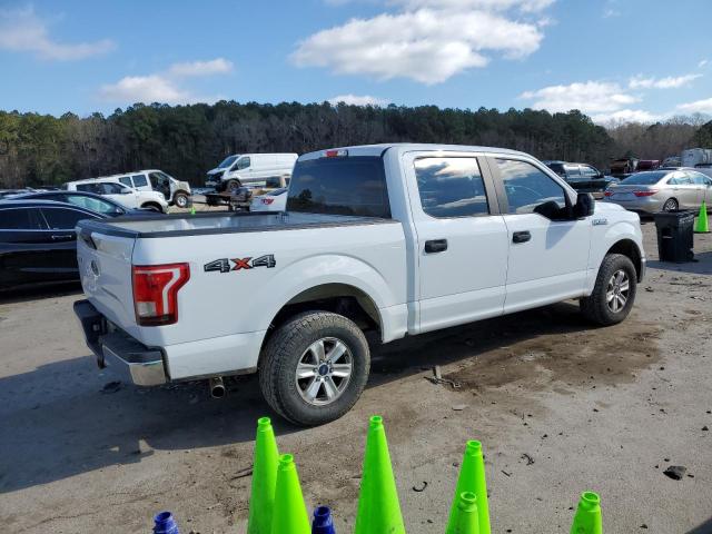 1FTEW1EF0HFC06693 - 2017 FORD F150 SUPERCREW WHITE photo 3