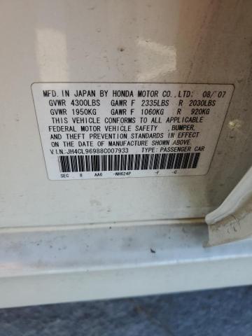 JH4CL96988C007933 - 2008 ACURA TSX WHITE photo 13