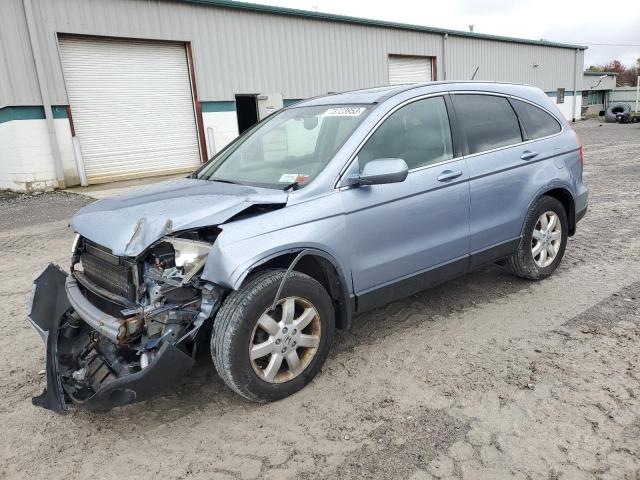 JHLRE487X7C011729 - 2007 HONDA CR-V EXL BLUE photo 1