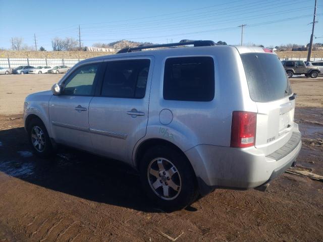 5FNYF48949B008886 - 2009 HONDA PILOT TOURING SILVER photo 2