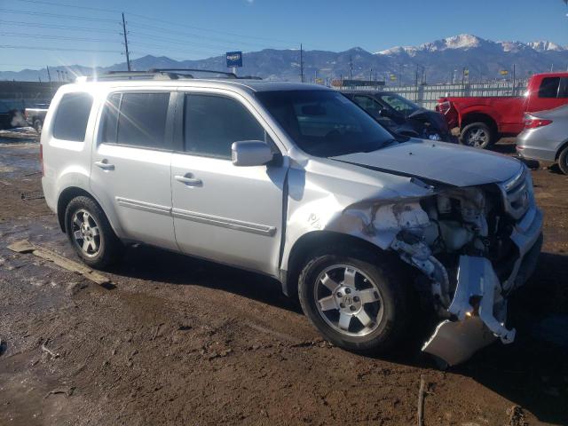 5FNYF48949B008886 - 2009 HONDA PILOT TOURING SILVER photo 4