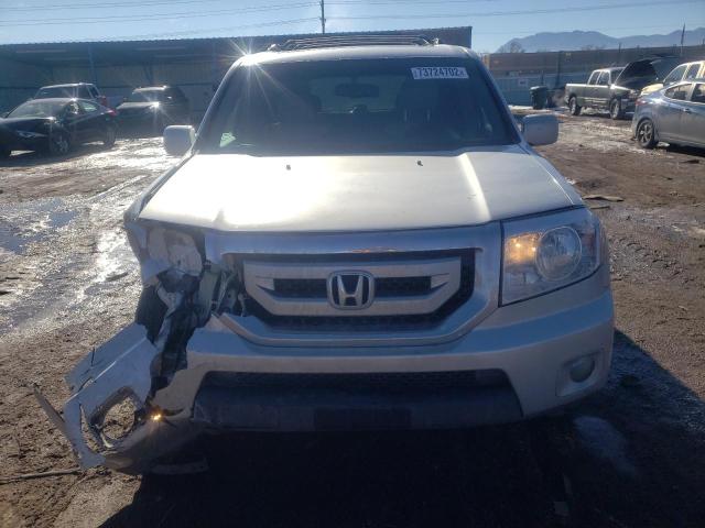 5FNYF48949B008886 - 2009 HONDA PILOT TOURING SILVER photo 5