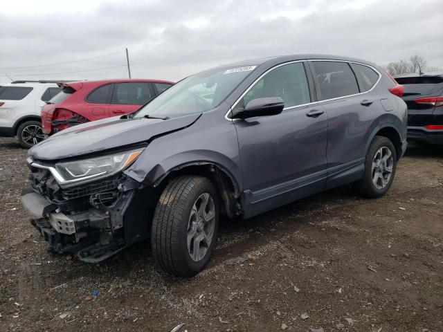 5J6RW2H88JL033687 - 2018 HONDA CR-V EXL GRAY photo 1