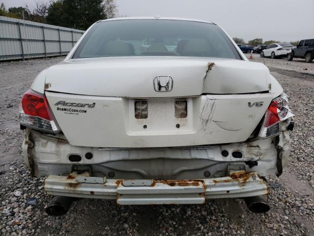 1HGCP3F89AA023877 - 2010 HONDA ACCORD EXL WHITE photo 6