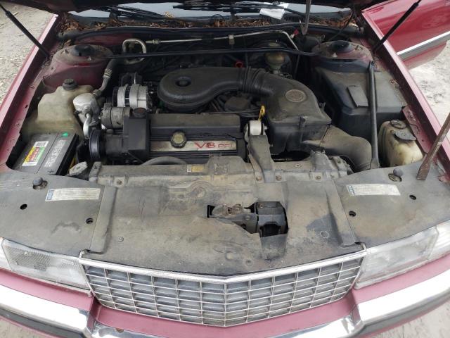 1G6KS52B7PU817230 - 1993 CADILLAC SEVILLE RED photo 11