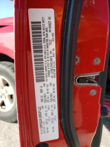 1D7RB1CPXAS190076 - 2010 DODGE RAM 1500 RED photo 12
