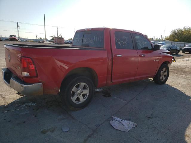 1D7RB1CPXAS190076 - 2010 DODGE RAM 1500 RED photo 3