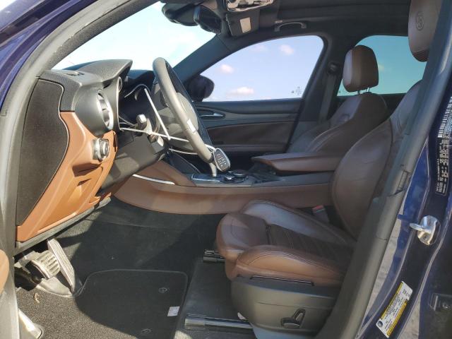 ZASFAKNN1J7B86803 - 2018 ALFA ROMEO STELVIO TI SPORT BLUE photo 7